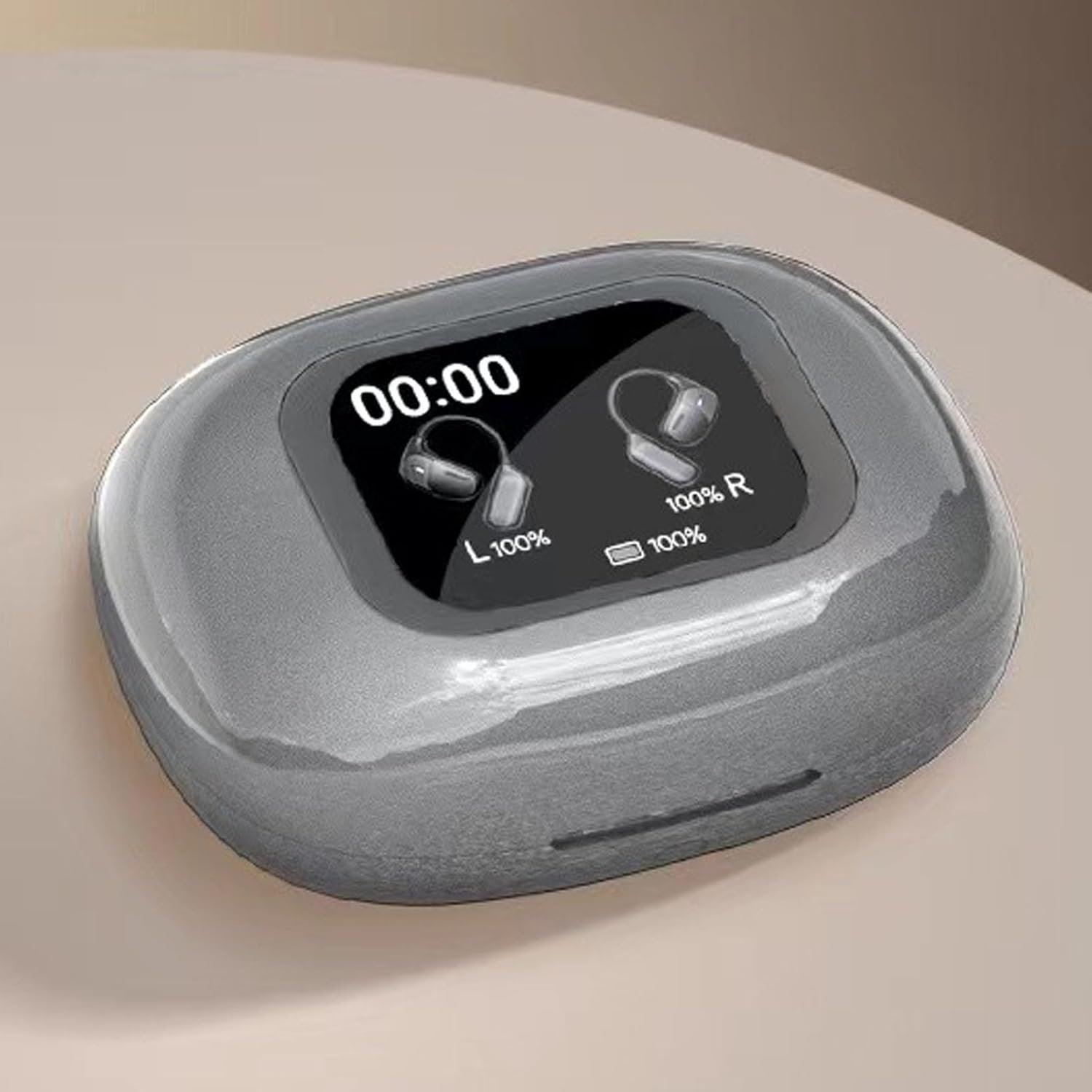 Yechiry Language Translator Device, JM16 AI 80 Languages BT Noise Cancelling Rain Proof Wireless Translation Earphone, Real Time Two Way for Business Settings image number 2