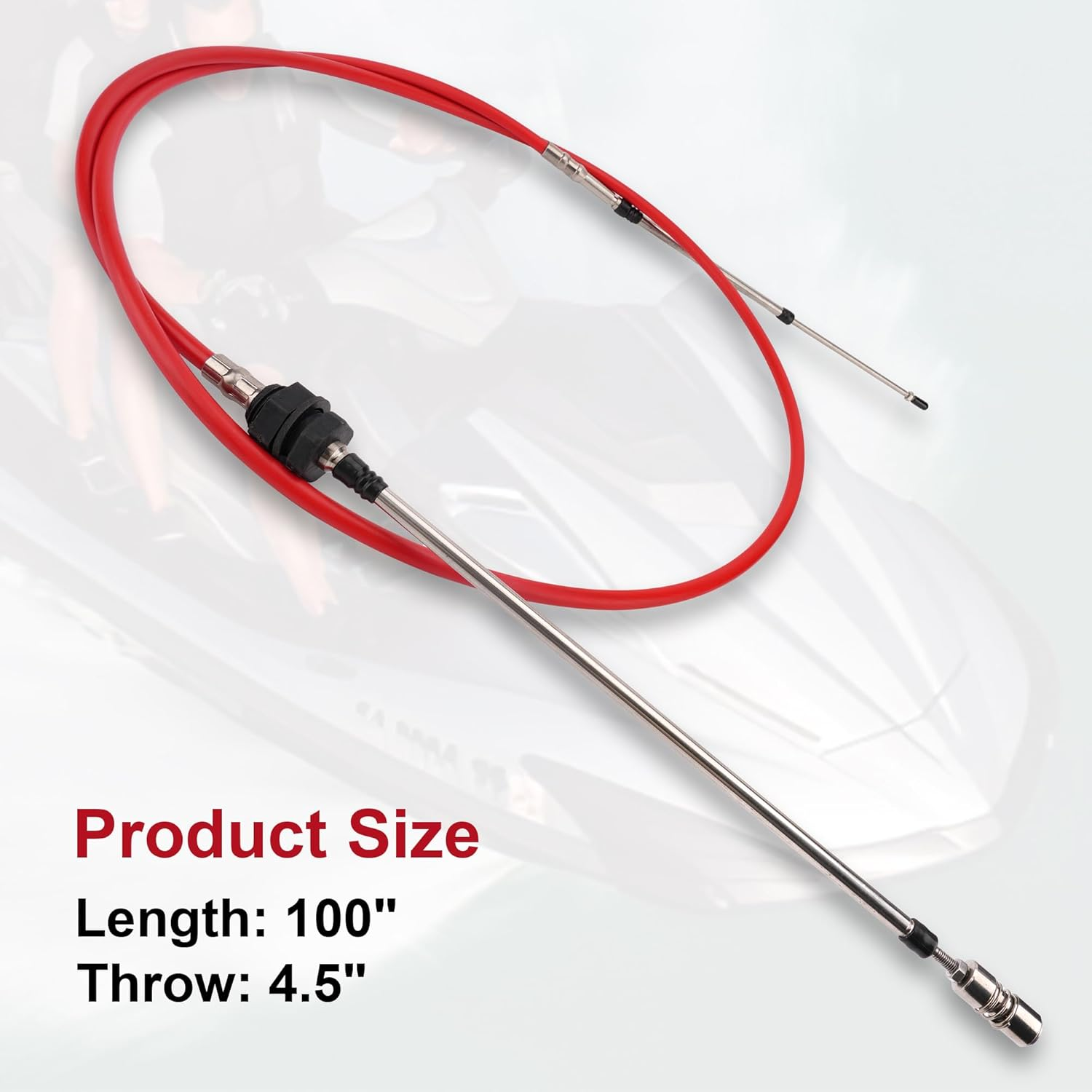 Reverse Cable for Yamaha FX 140 2002-2004, FX Cruiser 2003-2007, FX Cruiser HO 2004-2007, FX HO 2004-2007, FX 1000 2005-2007, F1B-6149C-02-00, F1B-6149C-01-00 image number 2