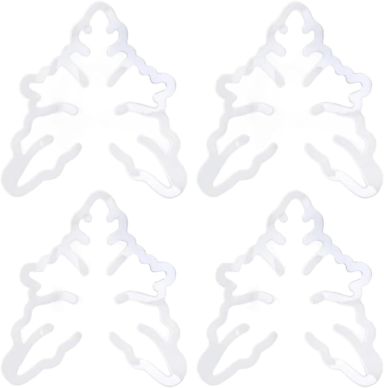 Monstera Grapple Clips | Turtle Shell Bamboo Plant Support Clamps | Aesthetic Leaf Clips for Monstera & Climbing Plants | Sturdy Plant Stake Rings to Keep Vines Tame and Growing Vertical (4PCS) image number 3