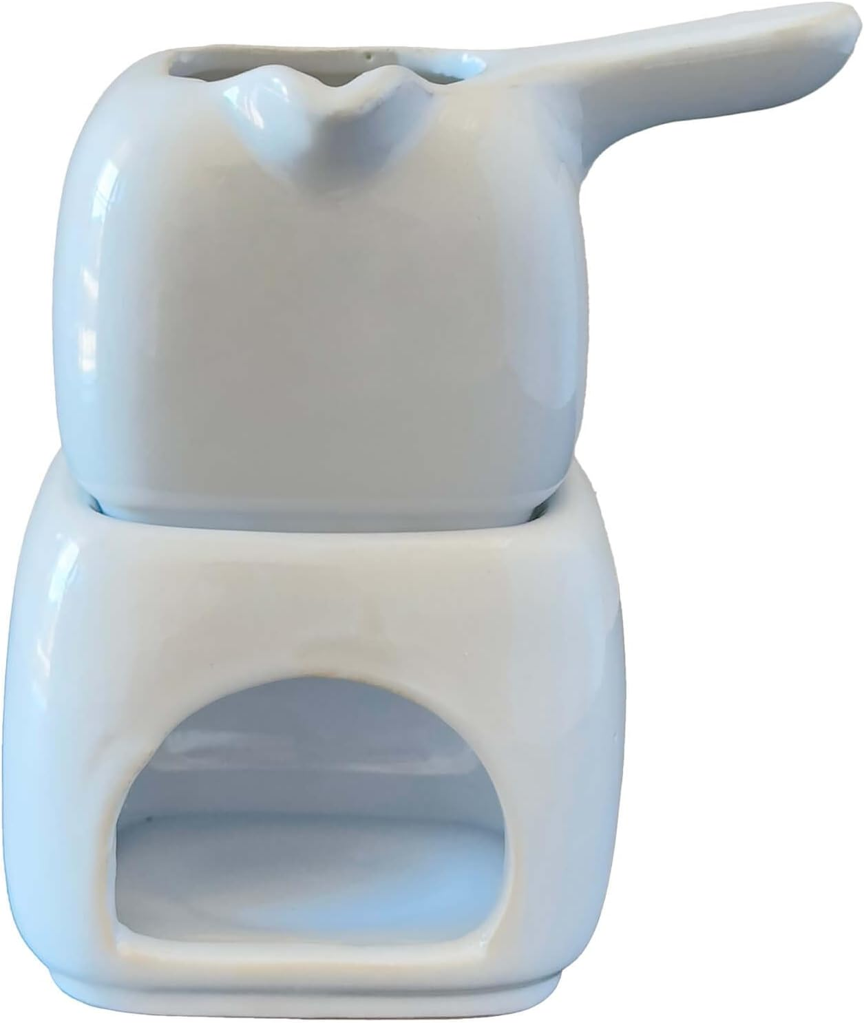 Black Ceramic Candle Diffuser, Tea Light Wax Melt Warmer, Oil Burner for Scented Oil