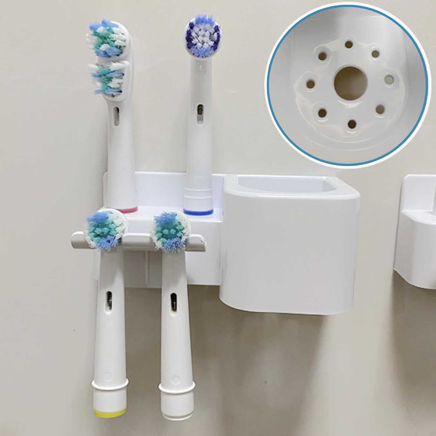 Electric Toothbrush Holder Compatible with Oral B All Models, Plastic Organizer Stand Case/Multifunctional Electric Toothbrush Holder for Oral B&rsquo;S Various Models