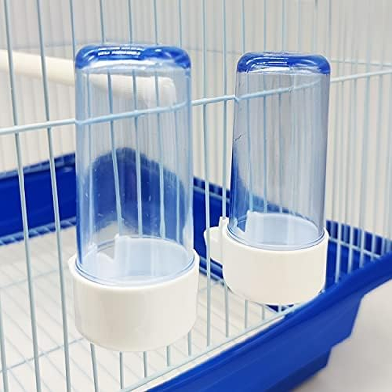 BPS BPS-51037-FBA3 Feeder/Drinker 100Cc for Bird Cage Metal with Feeder Drinker Swing Jumper Bucket Colour Random image number 4