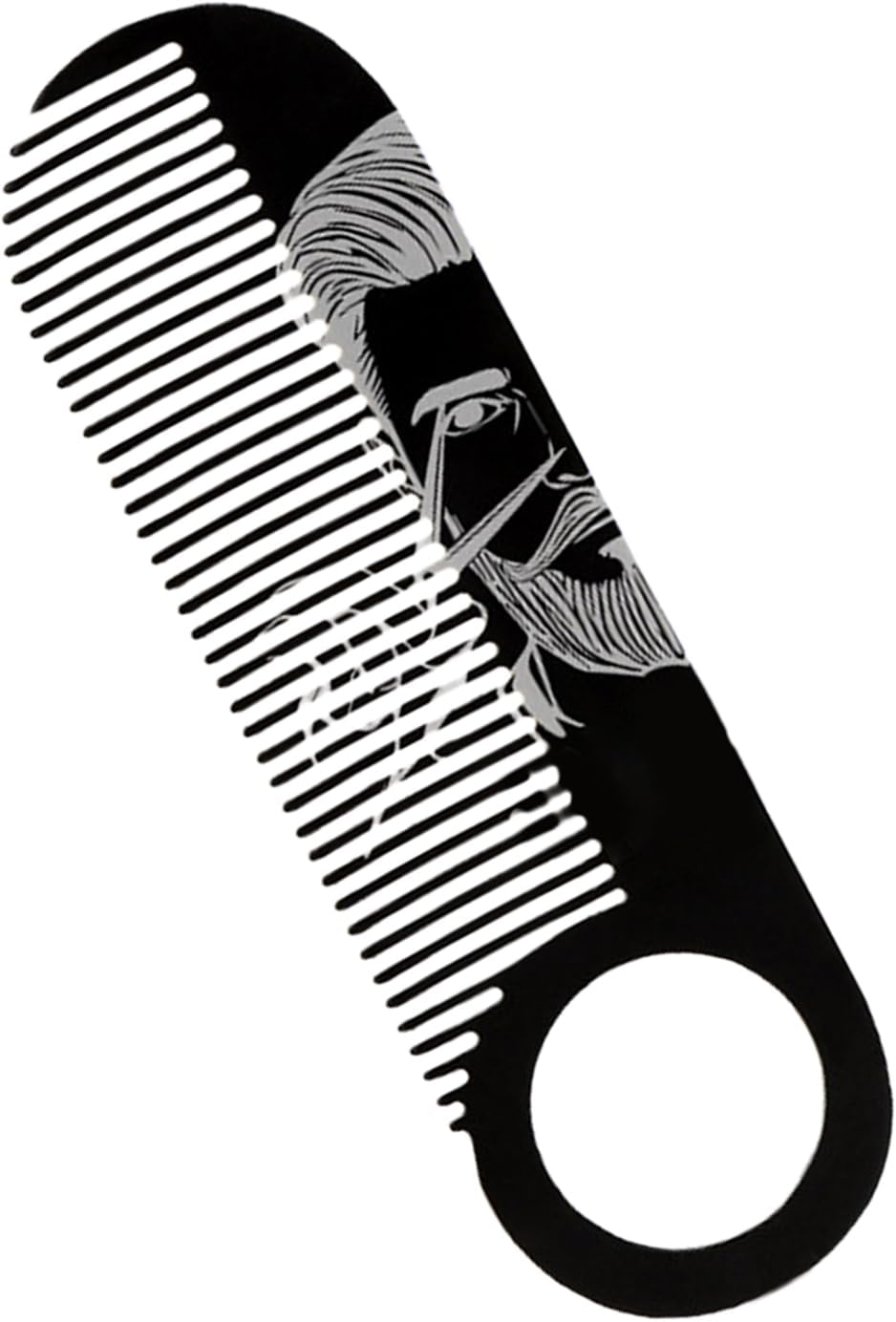 Small Beard Comb | Fine Tooth Mustache Brush | Ergonomic Hair Detailing Brush, Portable Men Accessories Styling Tools for Travel Home Outdoor