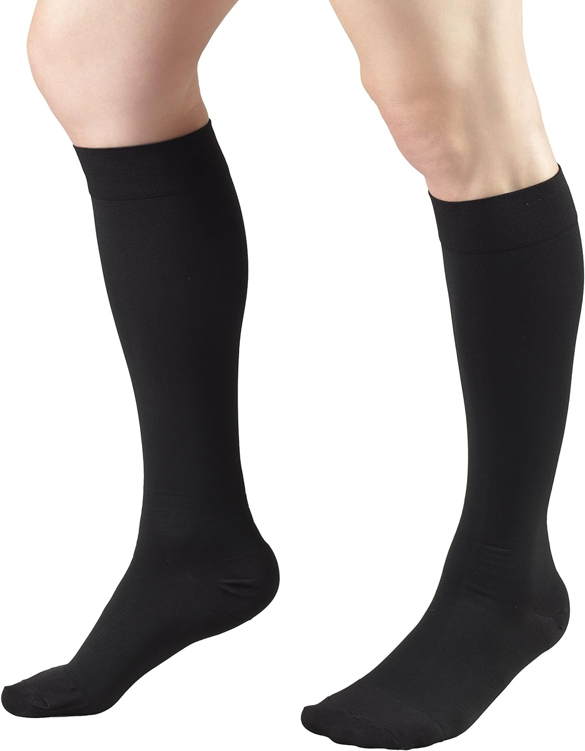 Truform 30-40 Mmhg Compression Stockings for Men and Women, Knee High Length, Closed Toe image number 4