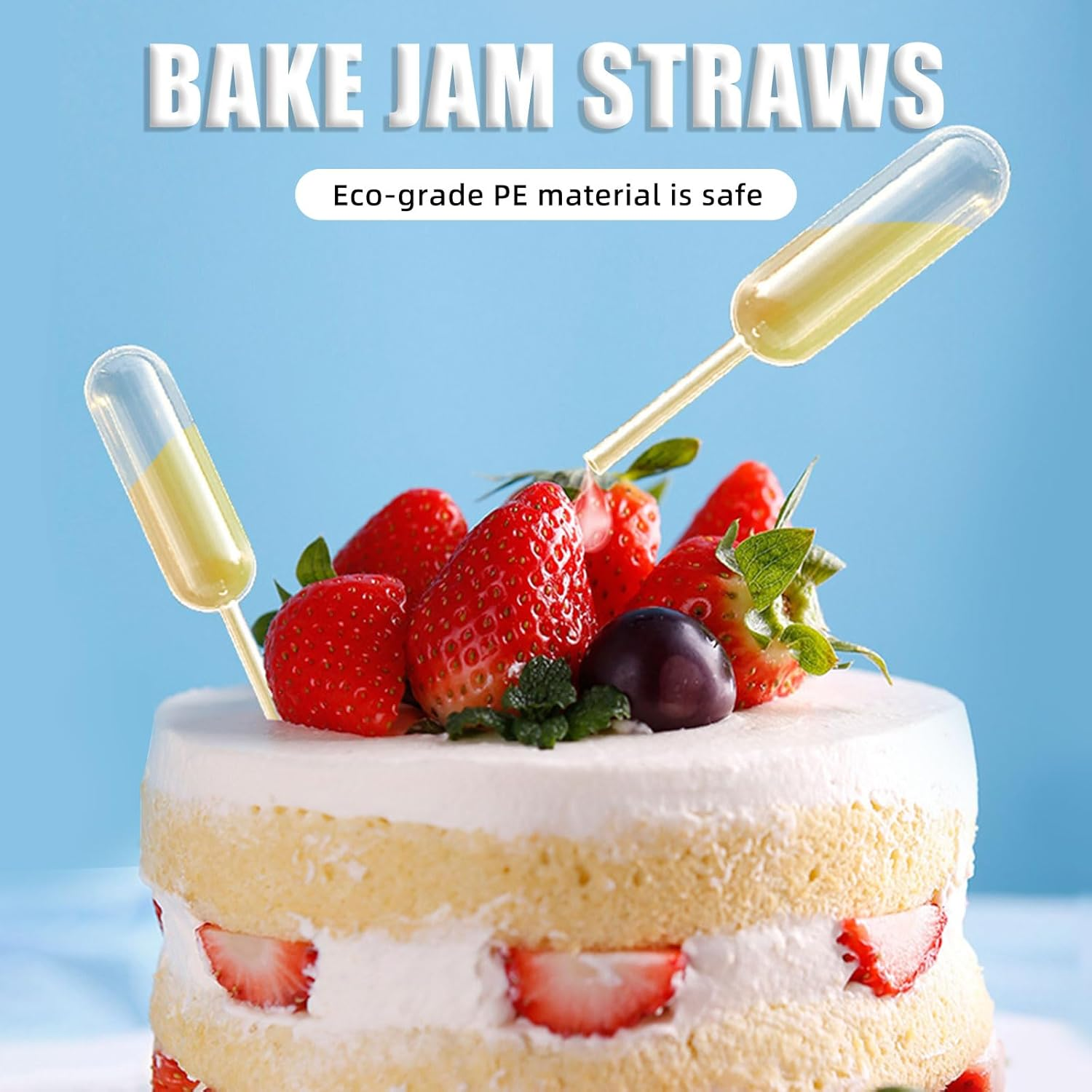 Swpeet 200Pcs 5 Styles 4ML Heart/Round/Star/Rectangular/Gear Mini Squeeze Transfer Cupcakes Pipettes Assortment Kit, Disposable Plastic Droppers for Cupcake Dessert Strawberries Chocolate image number 6