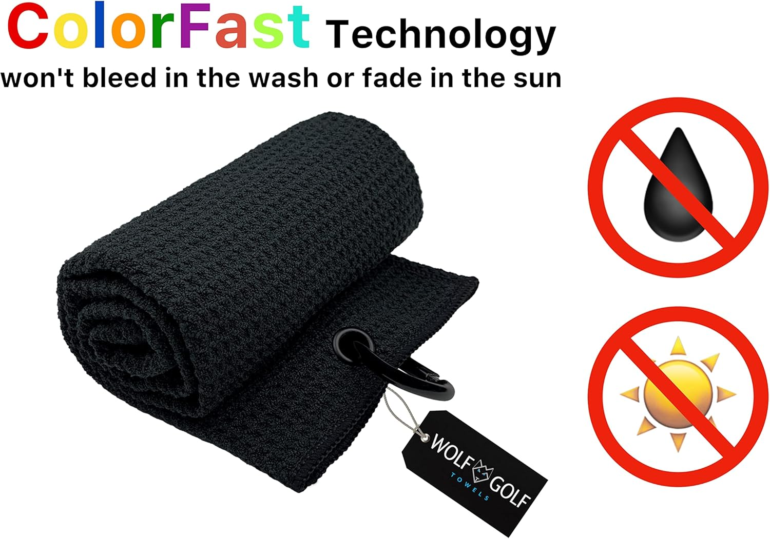 Wolf Golf Towels Queen of the Court Pickleball Towel - Pickleball Gift - Embroidered Funny Pickleball Towel Retirement Gift - King Of The Court image number 3