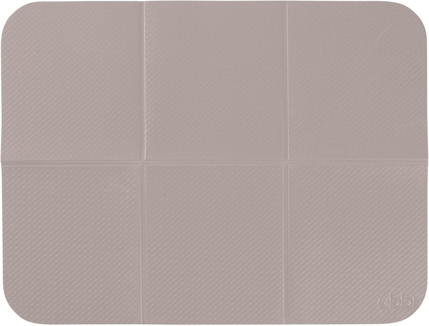 Ubbi On-The-Go Diaper Changing Baby Mat, Soft and Comfortable Diaper Bag Accessory Must Have for Newborns, Easy to Clean, Portable Folding Pad, Baby Traveling Accessories, Taupe