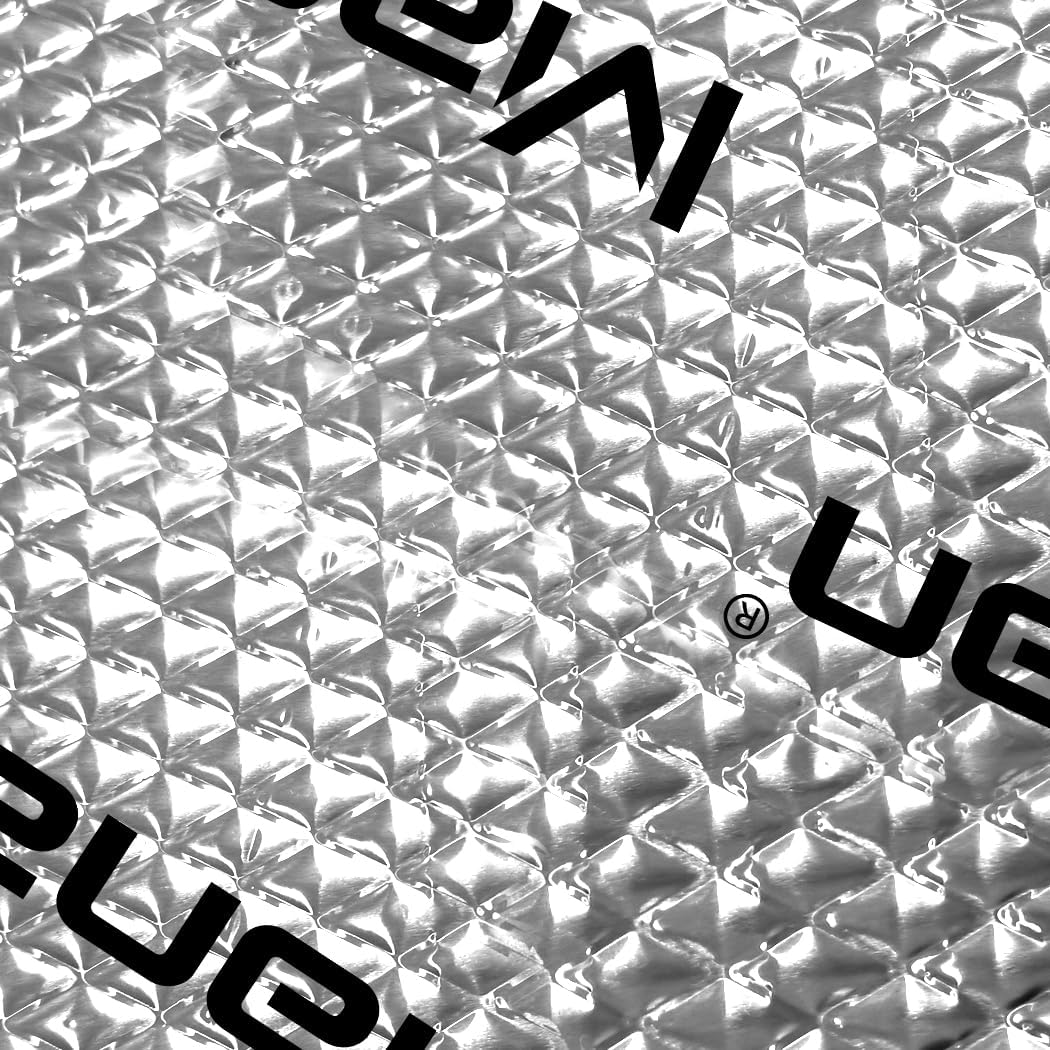 Traderight 4Sqm Automotive Sound Deadener Butyl Thicker Car Noise Deadening Audio Vibration Dampening Heat Shield Proofing Insulation Mat 8M Roll,50Cm X 8M Silver image number 5