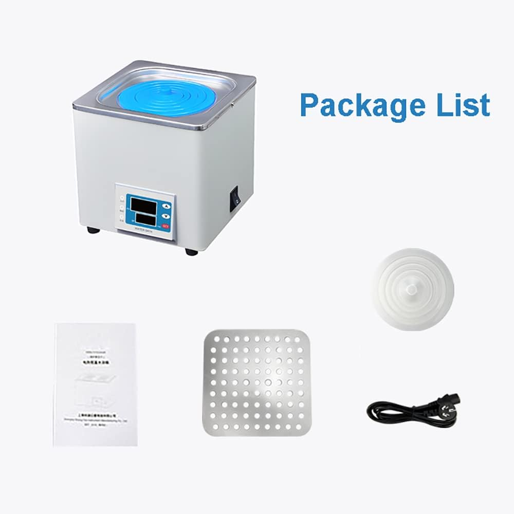 Lab Water Bath Digital Thermostatic Water Bath Heater Stainless Steel Single-Hole Water Bath Pot for Lab School Research Center image number 3