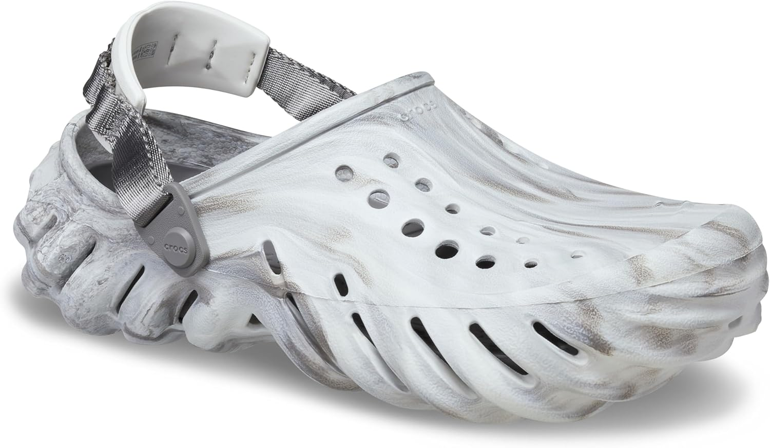 Crocs Unisex-Adult Echo Clog, Moonlight/Multi, 10 Women/8 Men image number 4