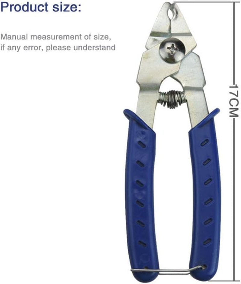 Hog Ring Pliers with 600Pcs M Nail Clips for Chicken Quail Pigeon Pet Cage Poultry Clamp Installation Tools Fences Netting Tags Traps Cage image number 1