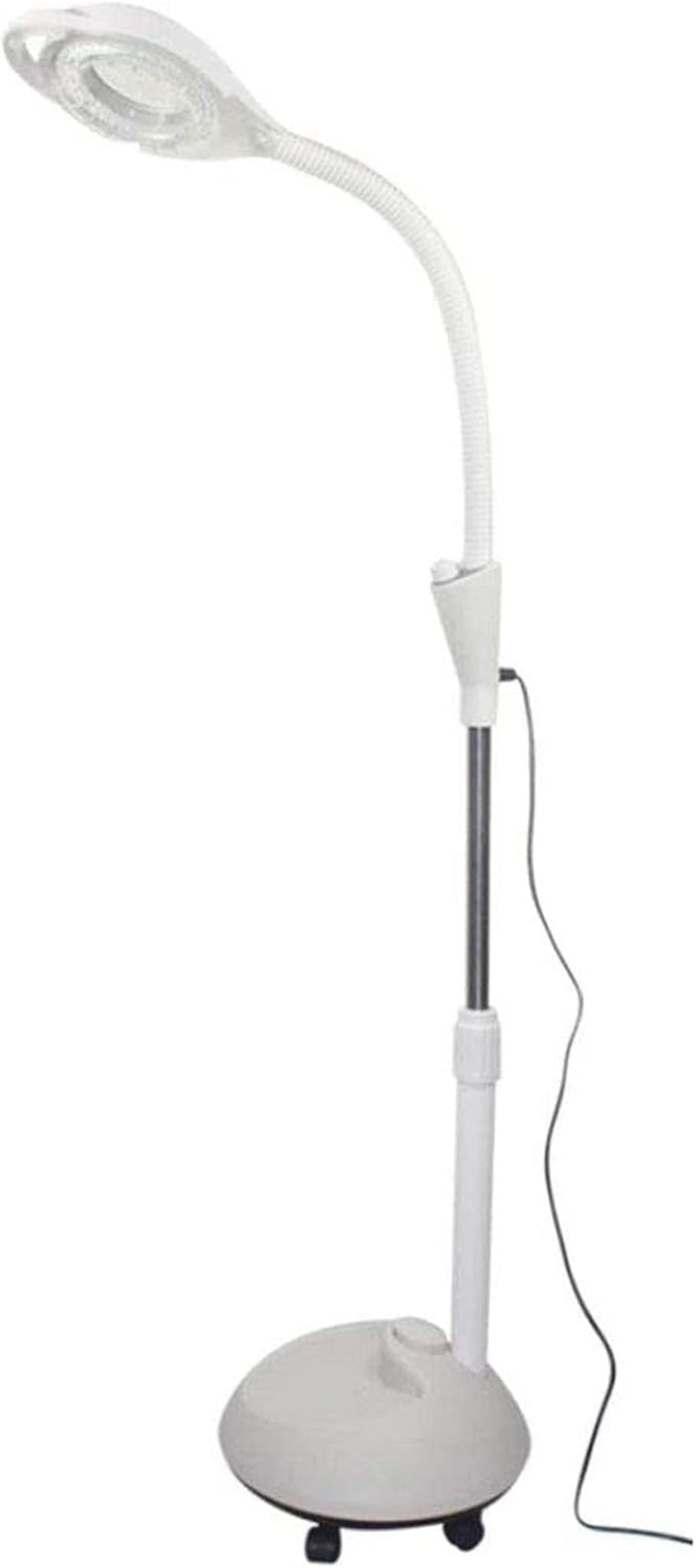 Floor Standing Magnifying Lamp, Magnifying Glass, with Rolling Floor Stand Magnifier for Skincare Beauty Manicure Tattoo Salon Spa with Rolling Floor Stand Magnifier XXZ image number 1