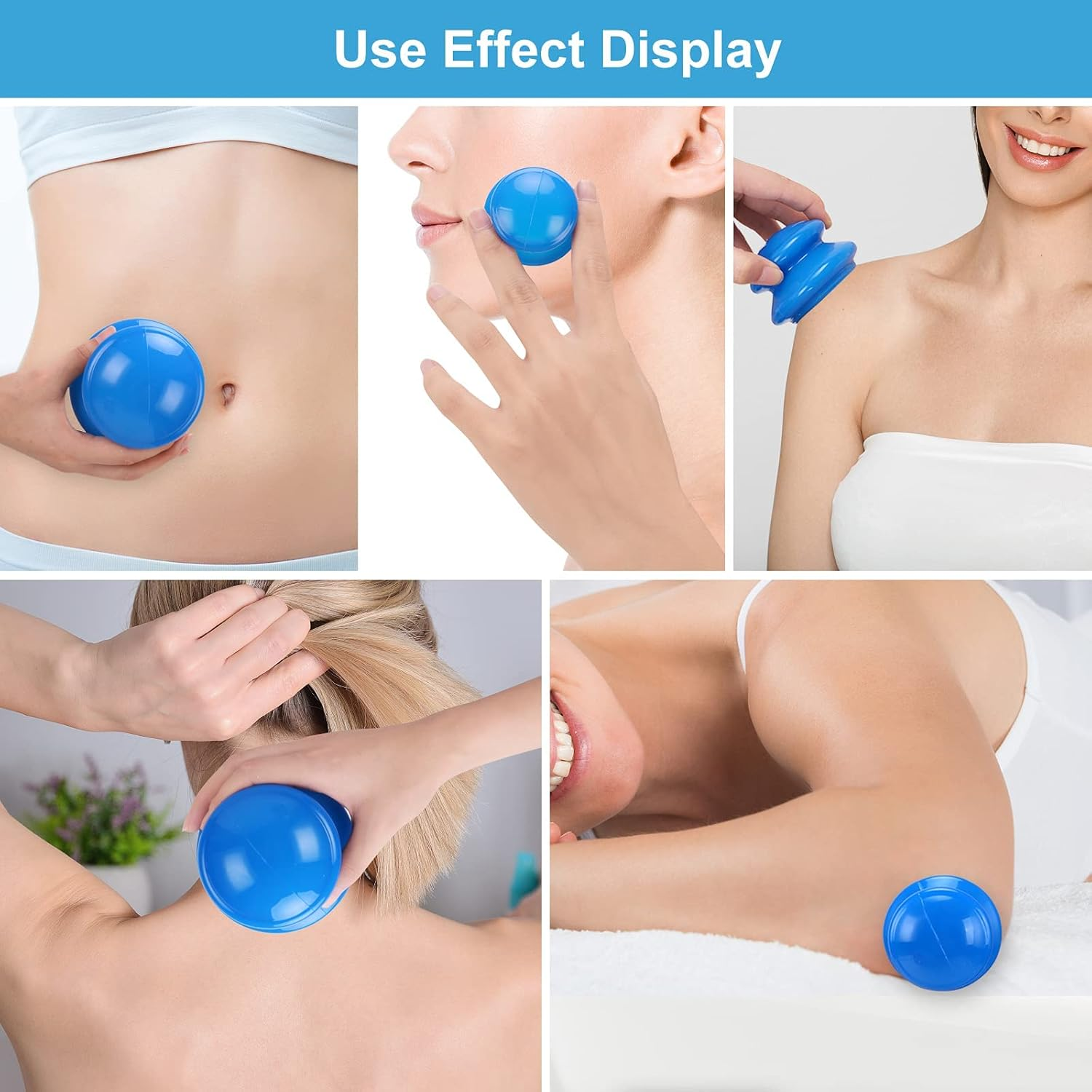 Silicone Cupping Therapy Set,Professional Studio and Home Cupping Set,Silicone Vacuum Suction Cellulite Cupping for Muscle and Joint Pain Cellulite Myofascial Massage & More(4 Sizes)