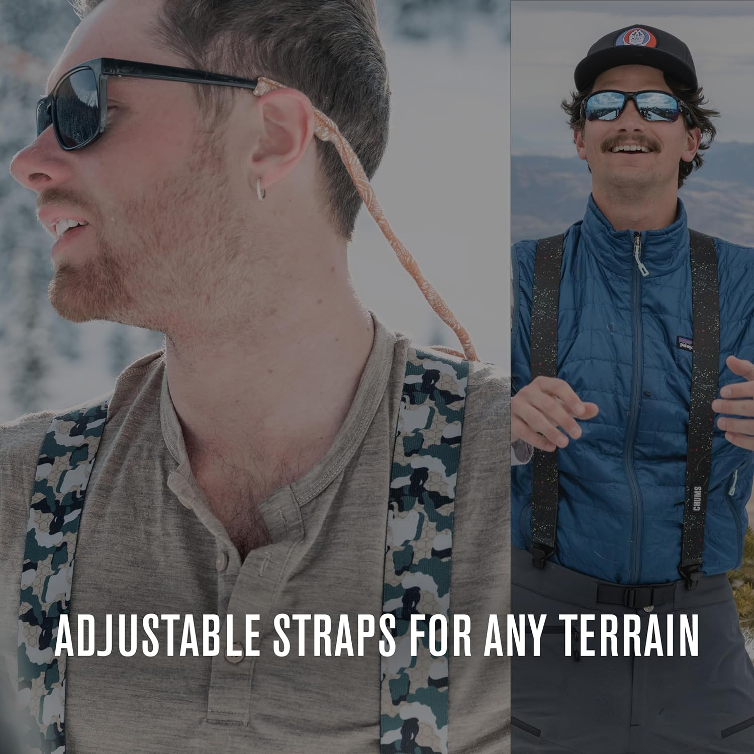 Chums Adjustable Ski Suspenders image number 1
