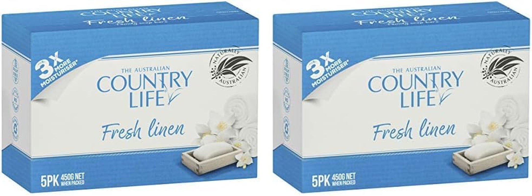 Country Life Fresh Linen Bar Soap 10 Pack image number 2