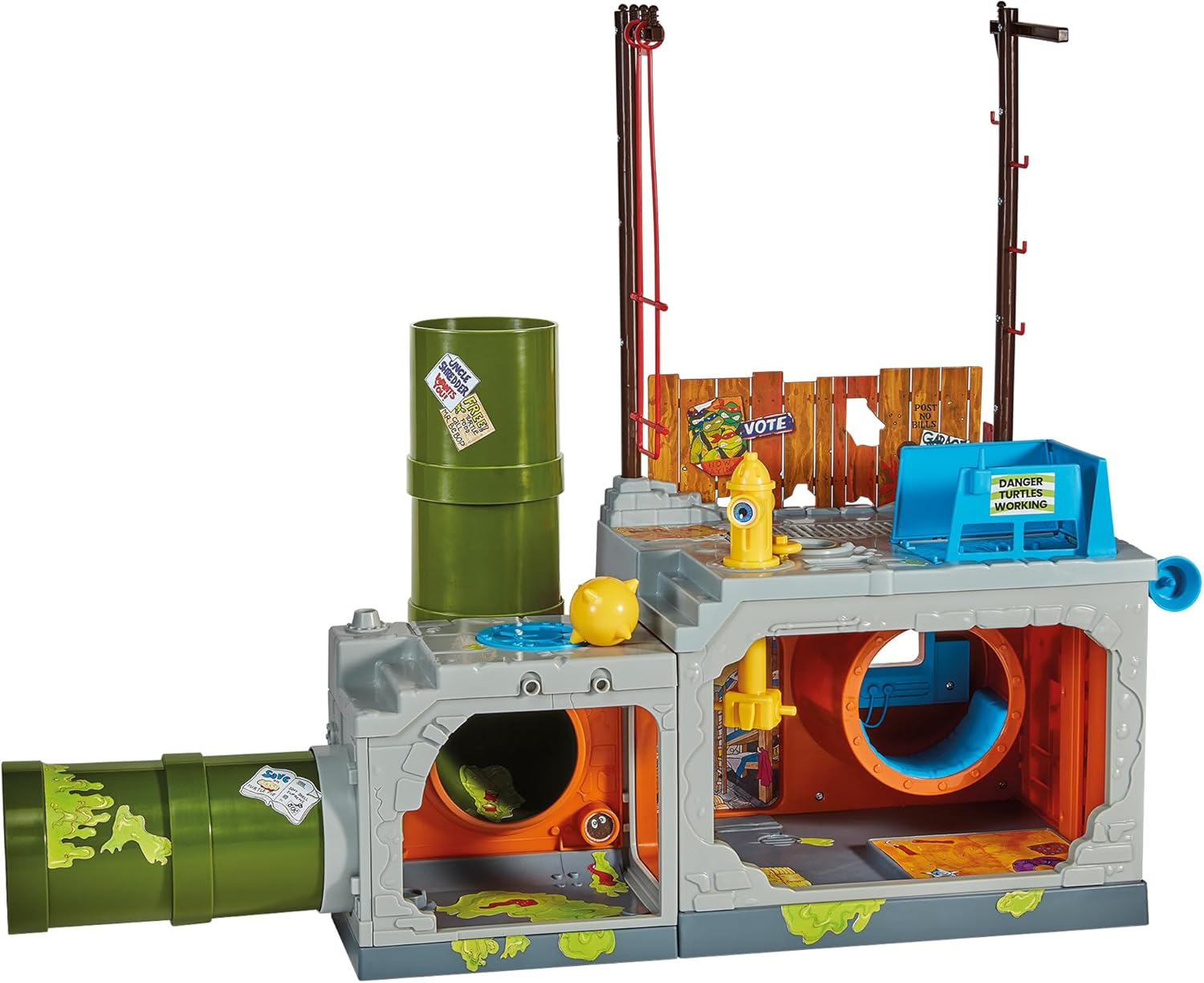 TMNT Classic Secret Sewer Pipe Playset image number 1