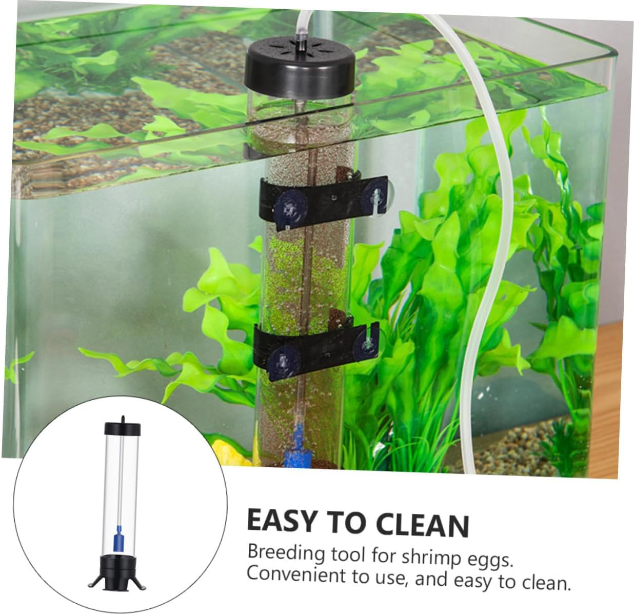 TOGEVAL Practical Shrimp Egg Incubator Box for Aquarium Fish Breeding Compression-Resistant and Easy to Clean Breeding Supply for Aquatic Pets Hatchery Container for Shrimp and Fish Eggs image number 1