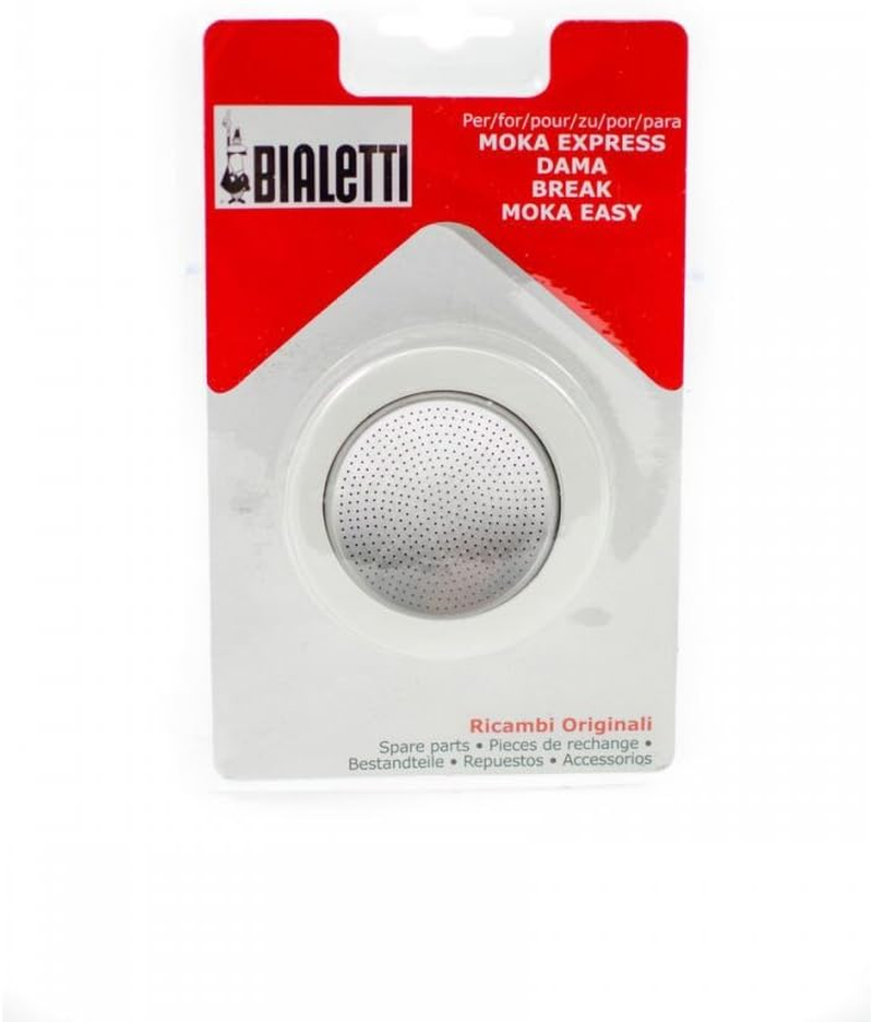 Bialetti Gasket and Filter for 6 Cups Mokka DAMA Coffee Machine image number 2