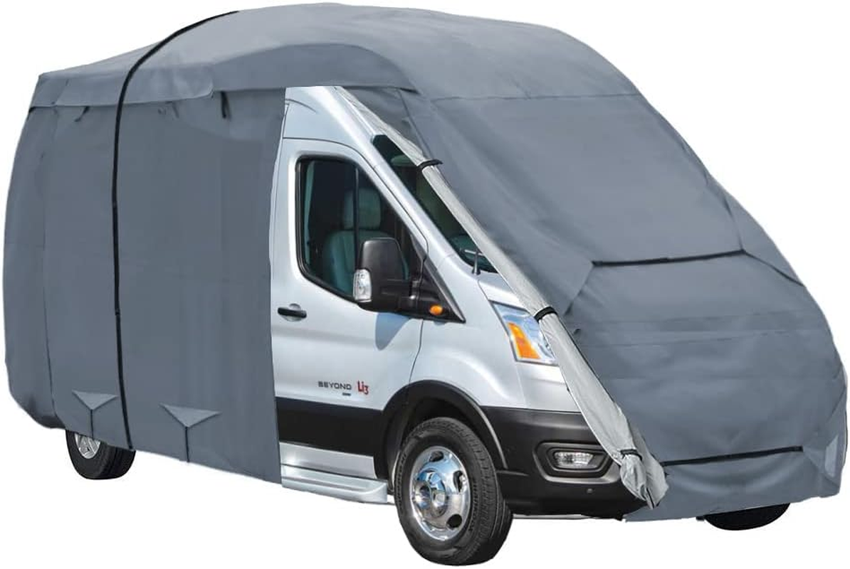 GEARFLAG Class B Camper Van Cover 4 Layers with Reinforced Windproof Side-Straps Anti-Uv Water-Resistance Heavy Duty (Fits 23' - 26' Class B Van) image number 4