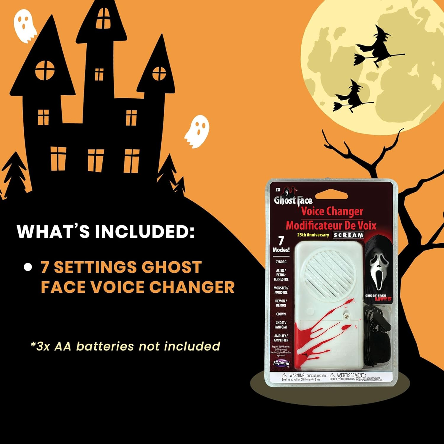 Ghost Face 25Th Anniversary Deluxe Voice Changer Standard image number 1