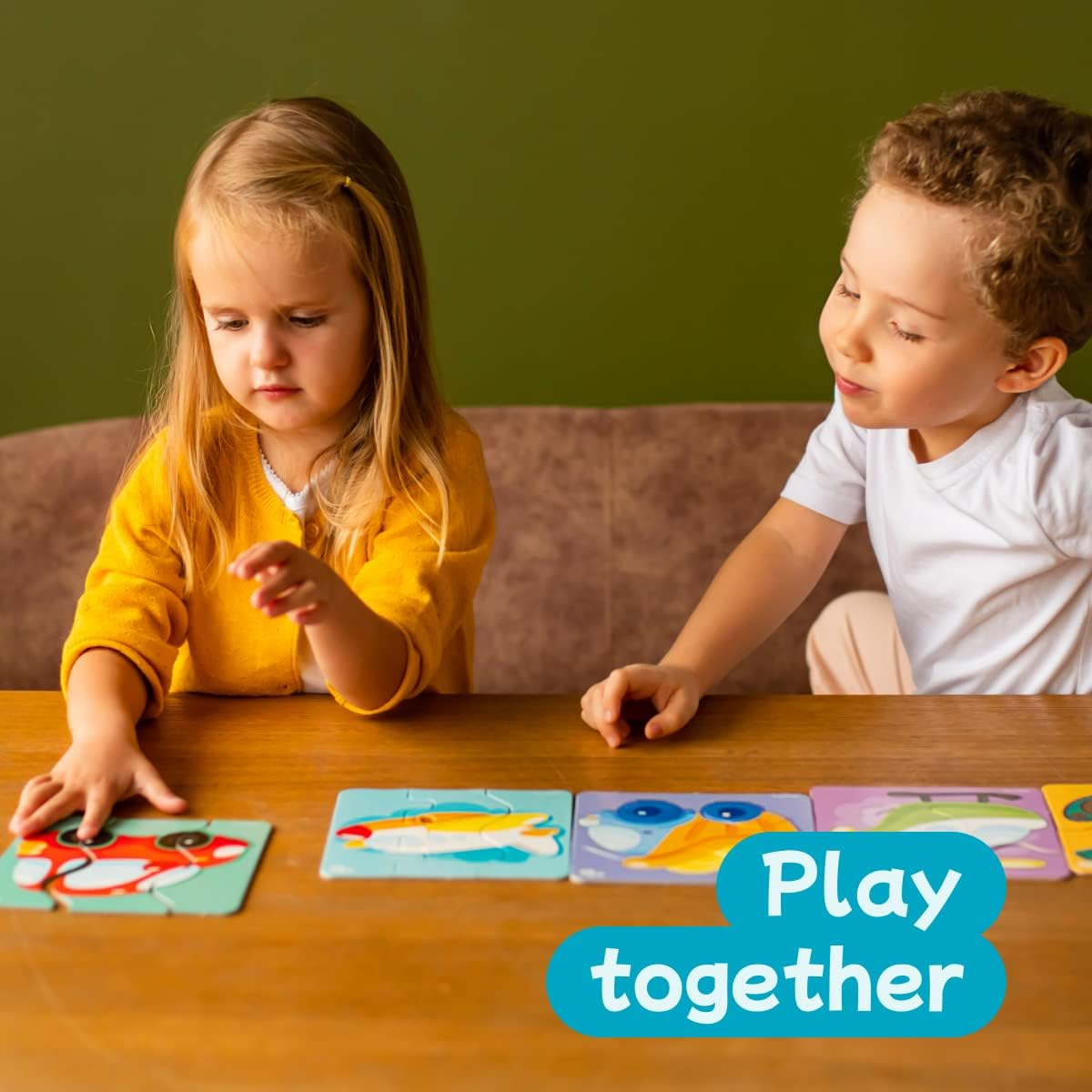 Toddler Puzzles 6 in 1 Zigzag Princess Dreams Girls Jigsaw Puzzles for Kids Develops Logic and Motor Skills Creative Puzzles for Toddlers Bright and Colourful Kids Puzzles Made in Europe image number 4