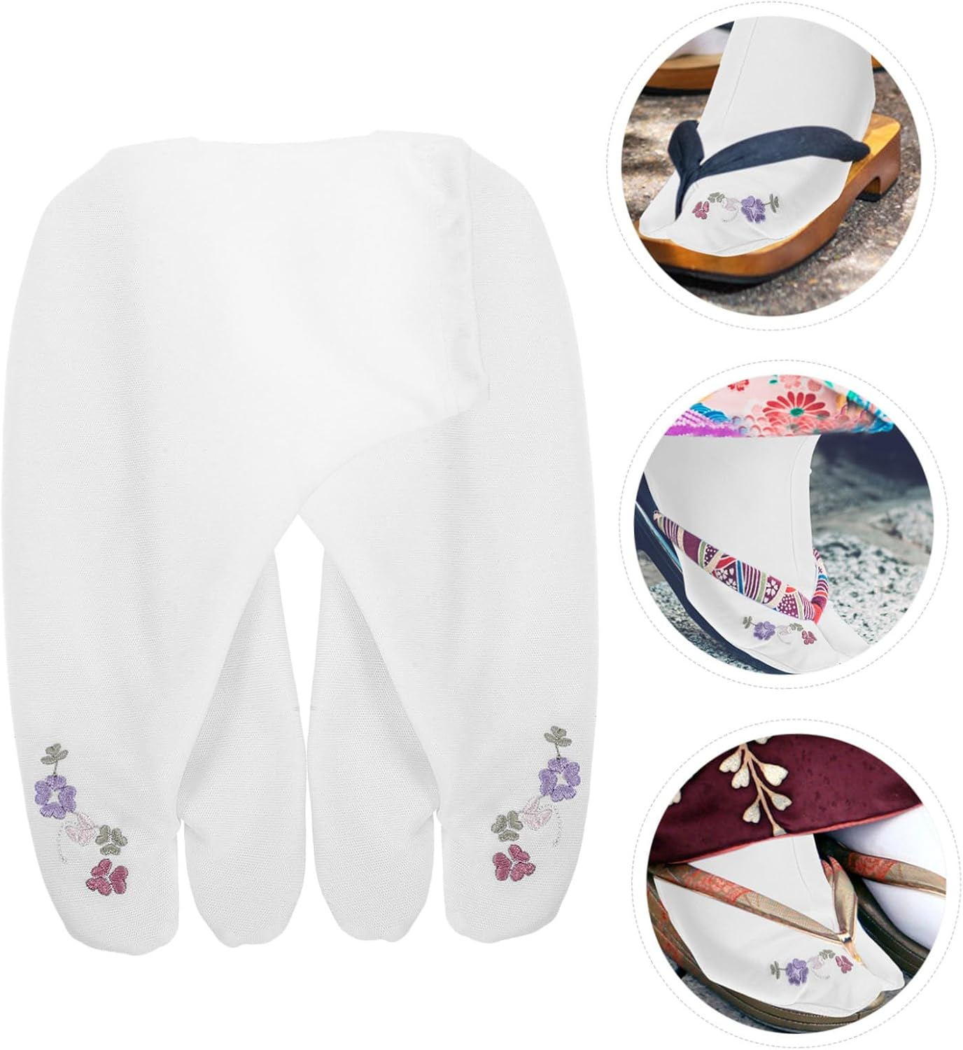 BESPORTBLE Slip Socks for Women Split Toe Socks Non-Skid Soles for Yoga and Home Wear Breathable Toe Separated for Indoor Activities