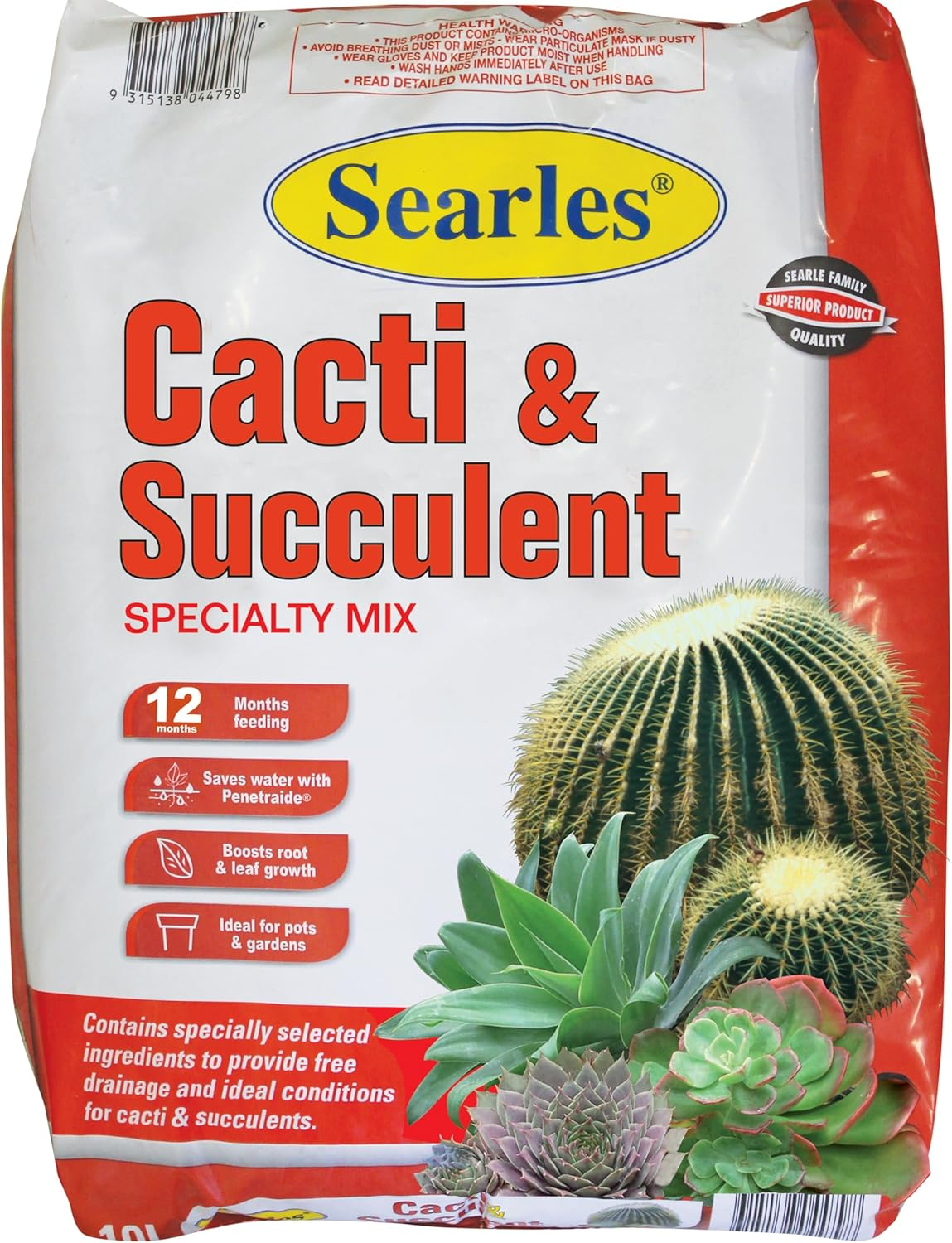 Searles Cacti and Succulent Specialty Mix 10 Litre
