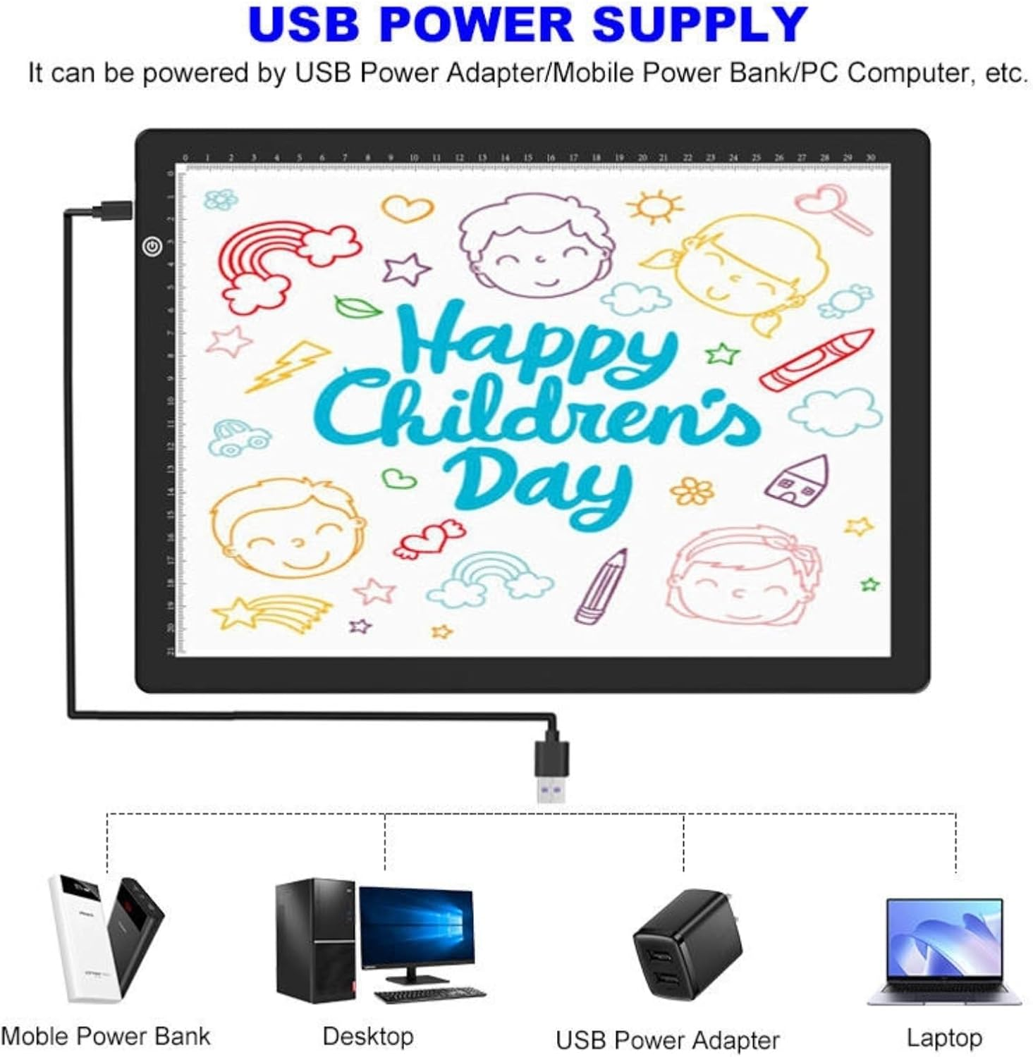 Slide Viewer,Ultra Slim Pad Slide and Film Viewer,3 Brightness Levels LED Lighted Illuminated Viewing,For Film Negative image number 2