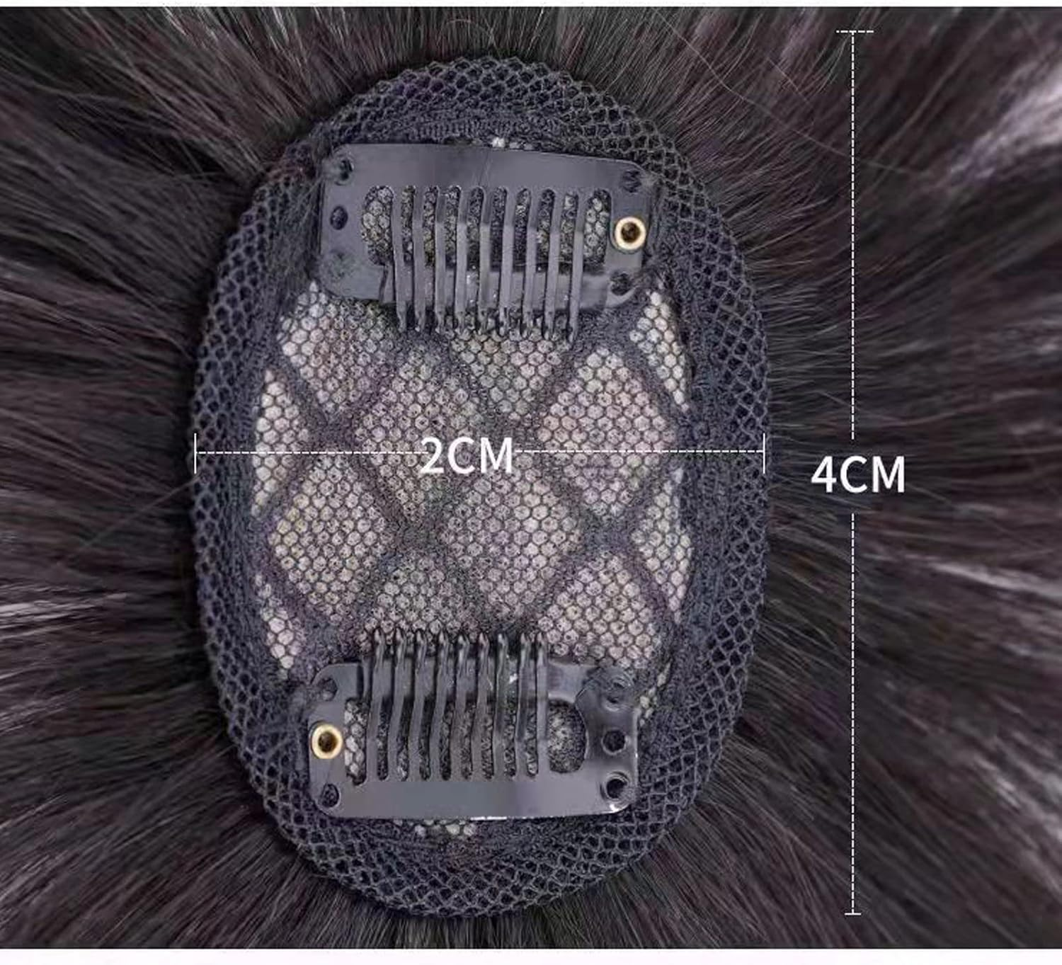 Hair Thickening for Women Fine Hair Clip in Hair Topper Synthetic Fiber round 3D Wig with Volume Enhancement image number 6