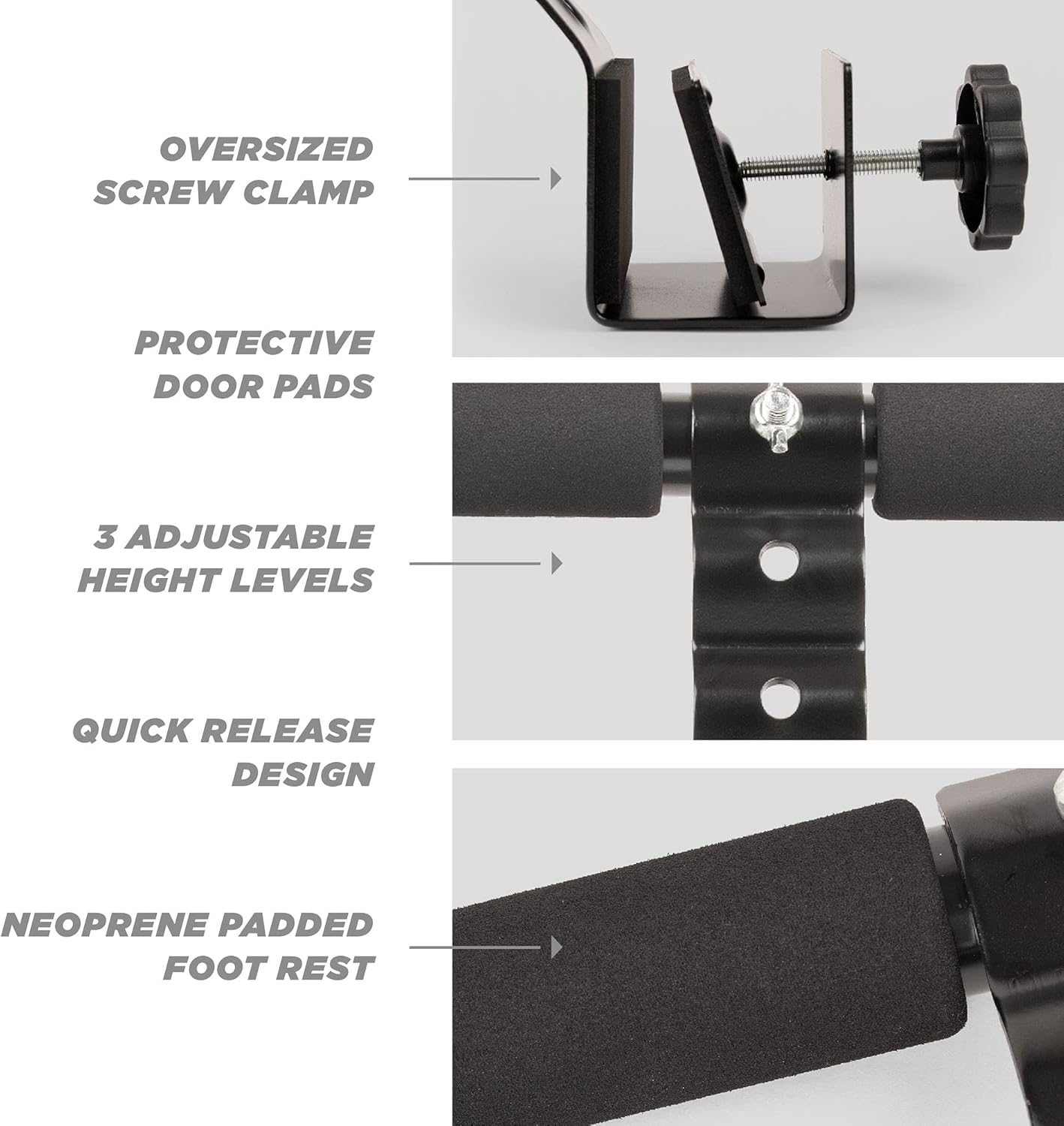 Phoenix Fitness Sit up Bar - Black