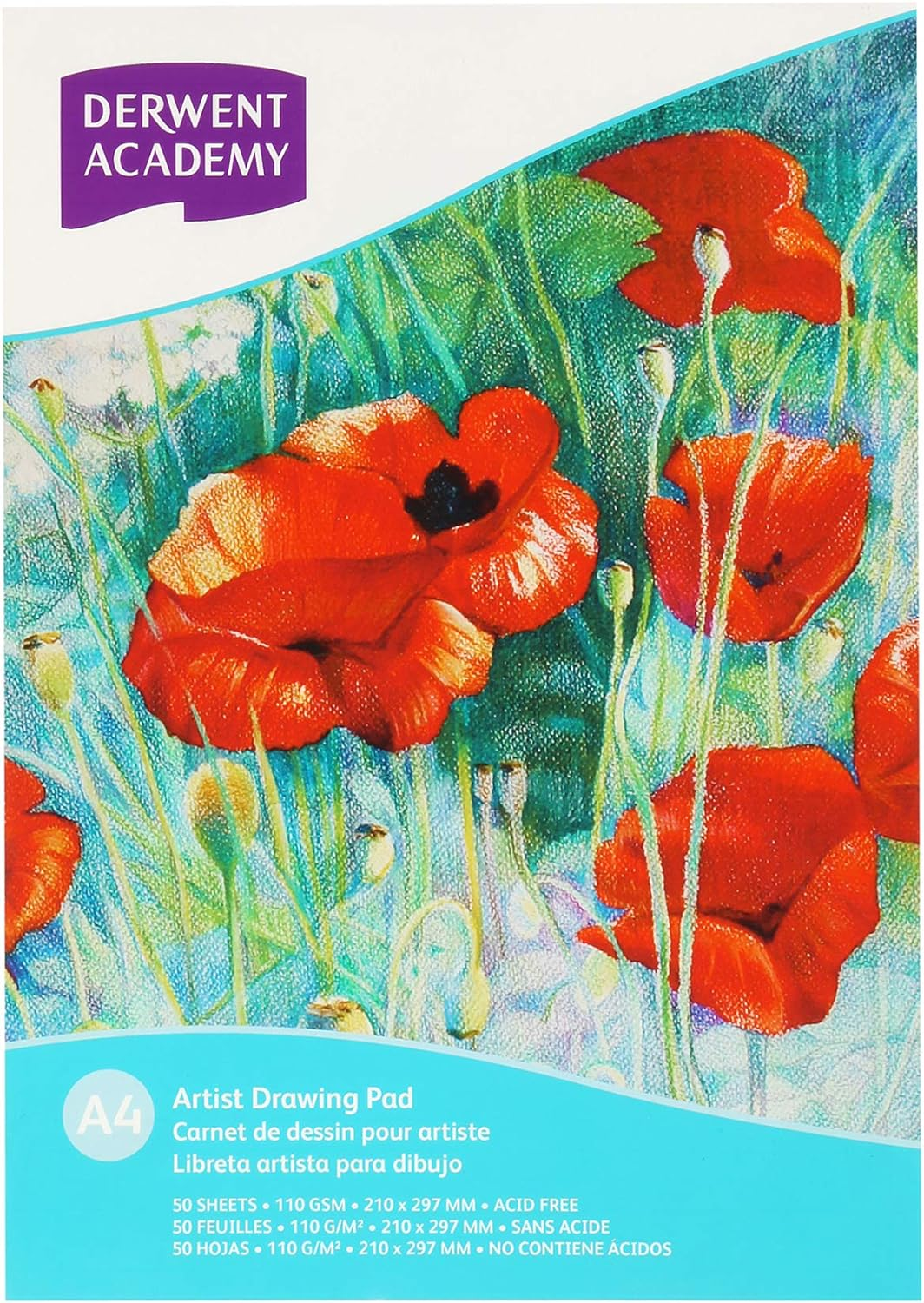 DERWENT(R) R31215F Academy Drawing PAD, A4 Portrait 50 Sheets image number 2