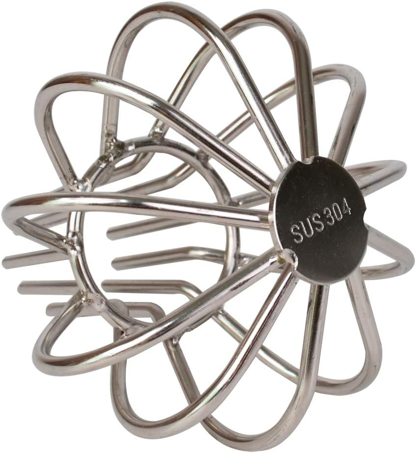 304 Stainless Steel Drain Outdoor Roof Anti-Blocking Line Cap round Floor Net Cover Drainage Floor Line Leak Gutter Cleaning Tool (2 Inch) image number 3