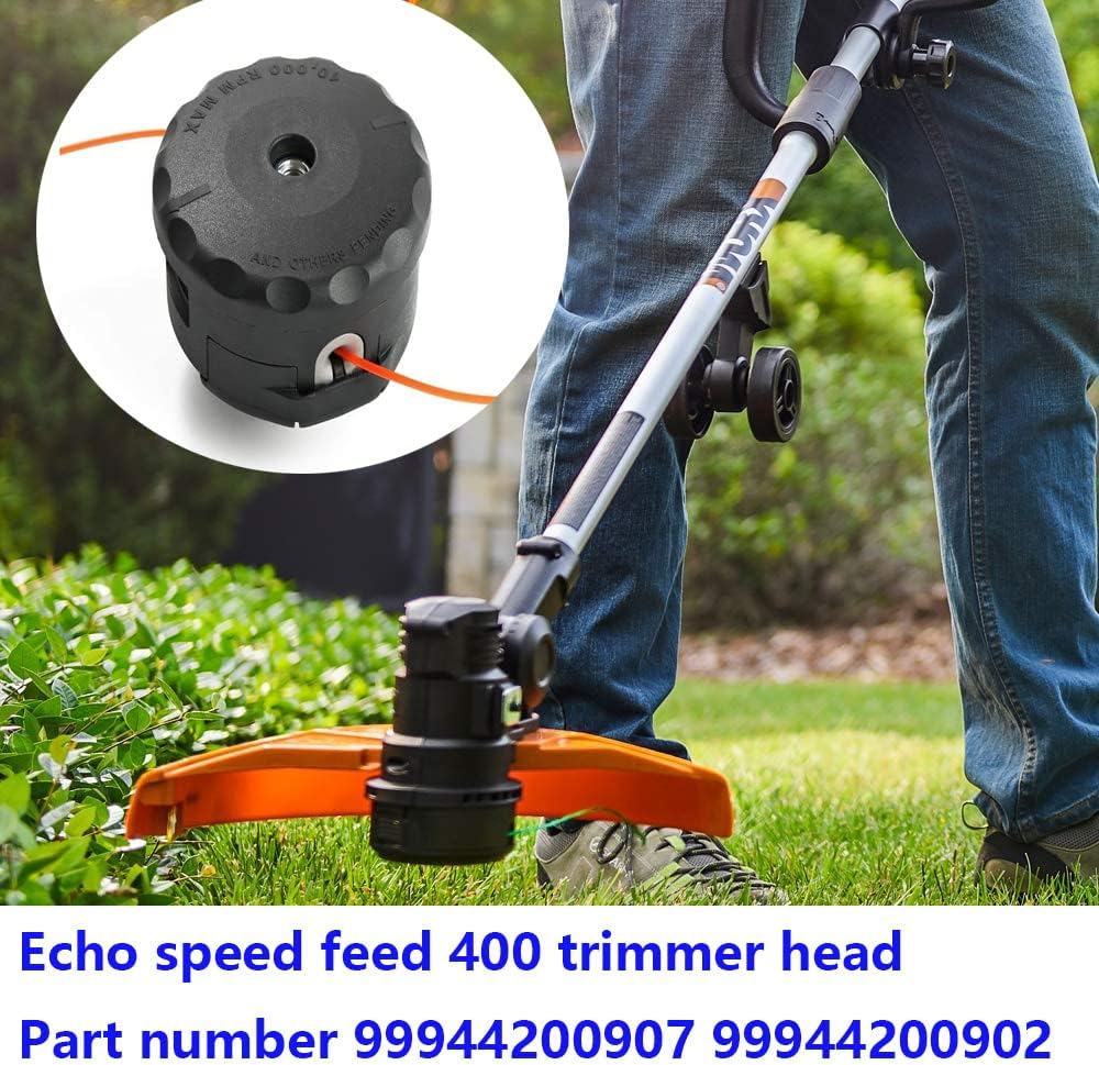 RO6G String Trimmer Head for Echo Speed-Feed 400 SRM-225 SRM-230 SRM-210 Compatible with Most Echo SRM Straight Axle Trimmer Models image number 2