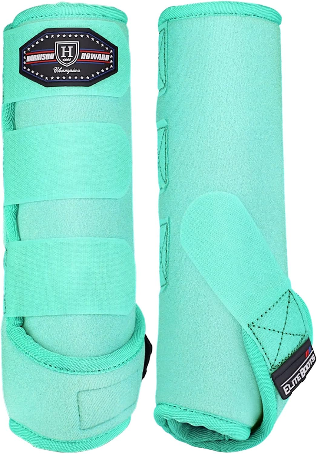 Harrison Howard Horse Sport Medicine Front Shock-Absorbing Boots All-Round Lower Limb Protection & Support Sport Boots Perfect for Endurance Training and Performance Pack of 2