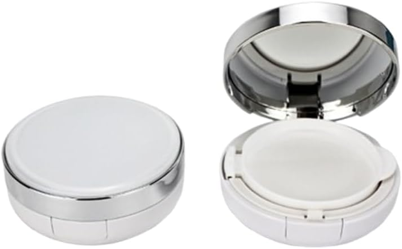 Empty Air Cushion Puff Box, Portable Make up Powder Container Case DIY Cushion Foundation Case Cosmetic Makeup Case BB CC Sun Cream Container (Black) - Pink image number 4