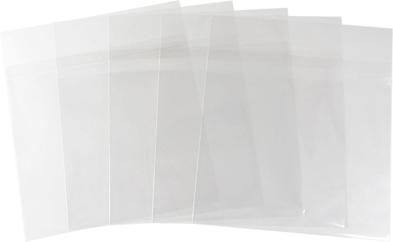 (100) 7" Resealable Record Outer Sleeves - Super Clear Premium 2 Mil Thick - Archival Quality BOPP - 7-3/8" X 7" + 1-1/2" Flap - 07SB02RS image number 4