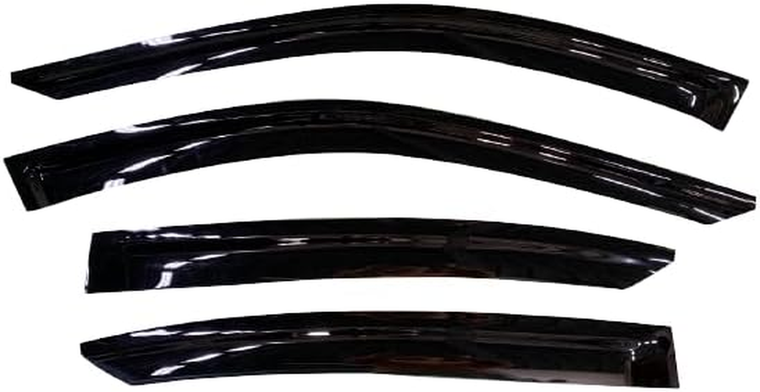 YW AUTO Window Visor Deflectors Rain Guard Compatible with 2014-2017 Infiniti Q50