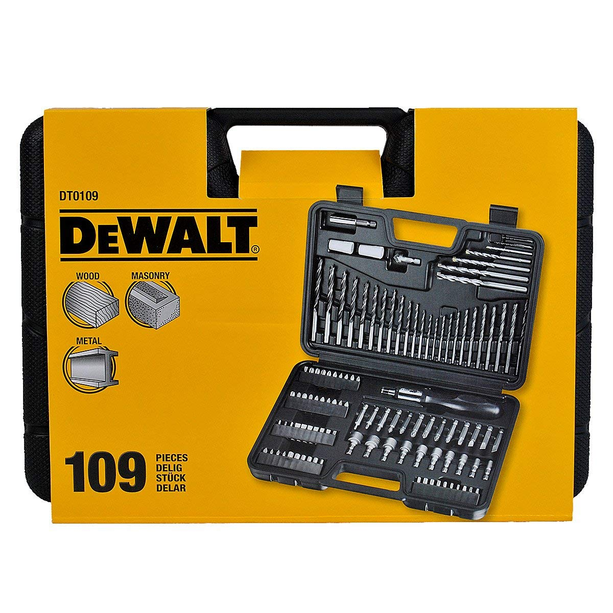 Dewalt DT0109 Screwdriver and Drillbit Set (109 Pieces) image number 3