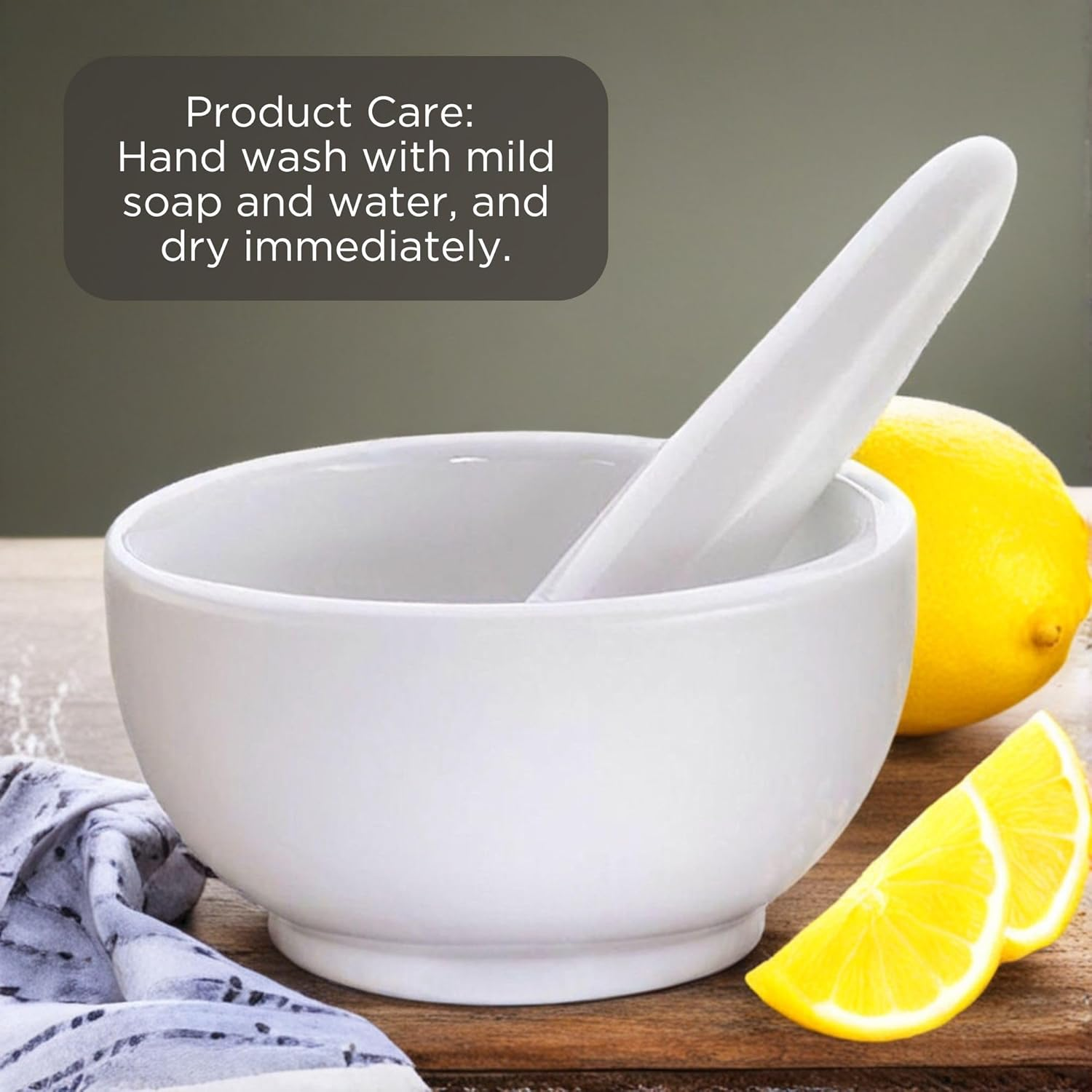 K&uuml;chenprofi Small Porcelain Mortar with Pestle, 7 Cm, Small Porcelain, Spice Mortar, Gourmet Mortar with Pestle, Chopper for Seeds, Spices, Nuts, Pepper or Herbs image number 4