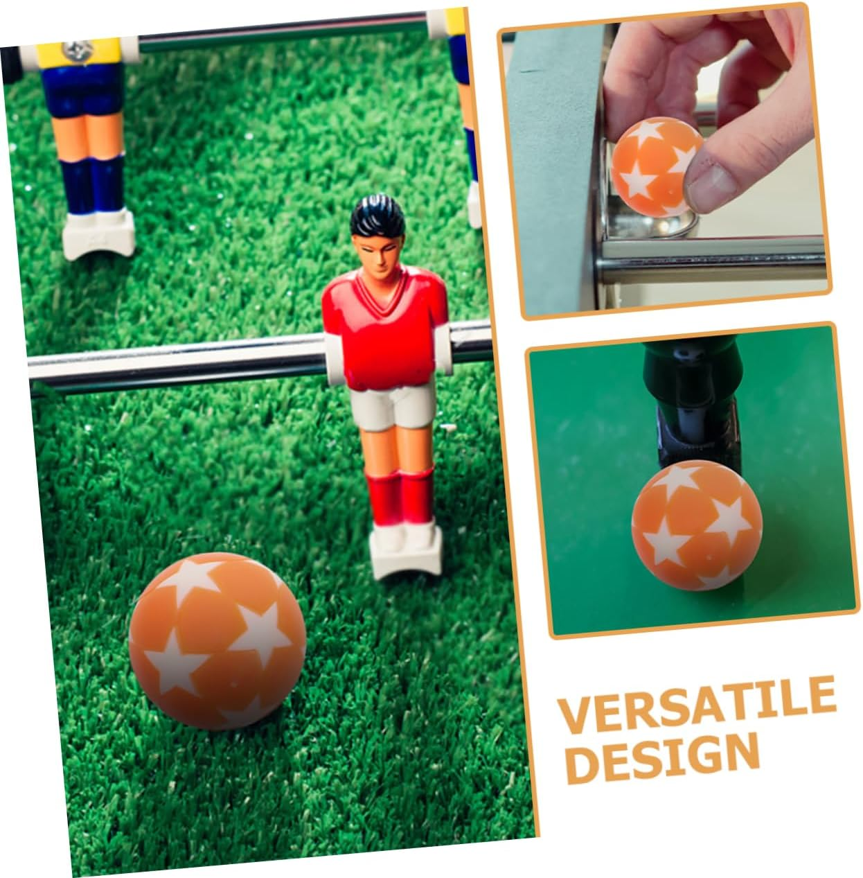 BRIGHTFUFU 15Pcs Mini Foosball Balls Table Foosball Soccer Replacement Footballs Tabletop Game Balls image number 6