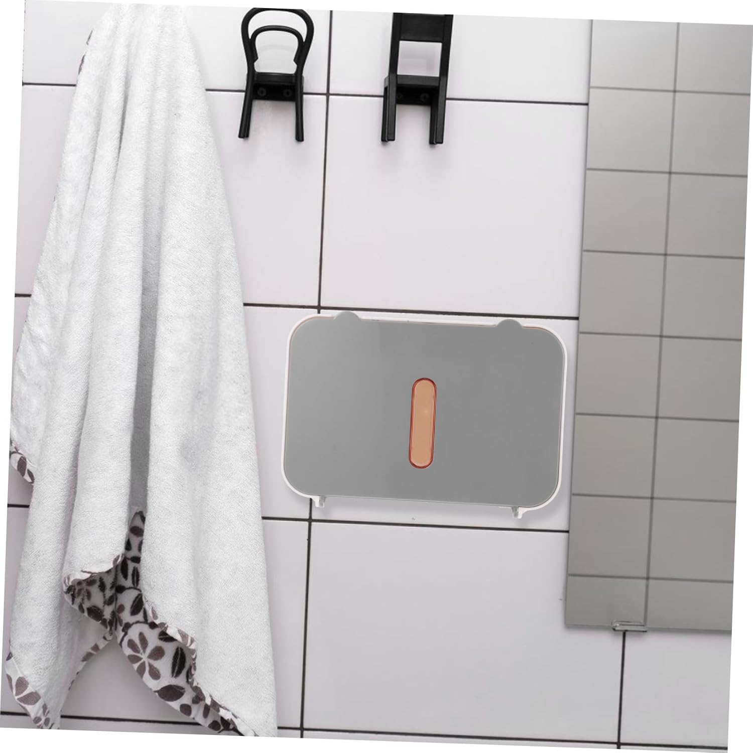 Easy Install Waterproof Wall-Mounted Paper Towel Holder Touchless Bathroom Accessory Modern Decor for Washroom image number 1