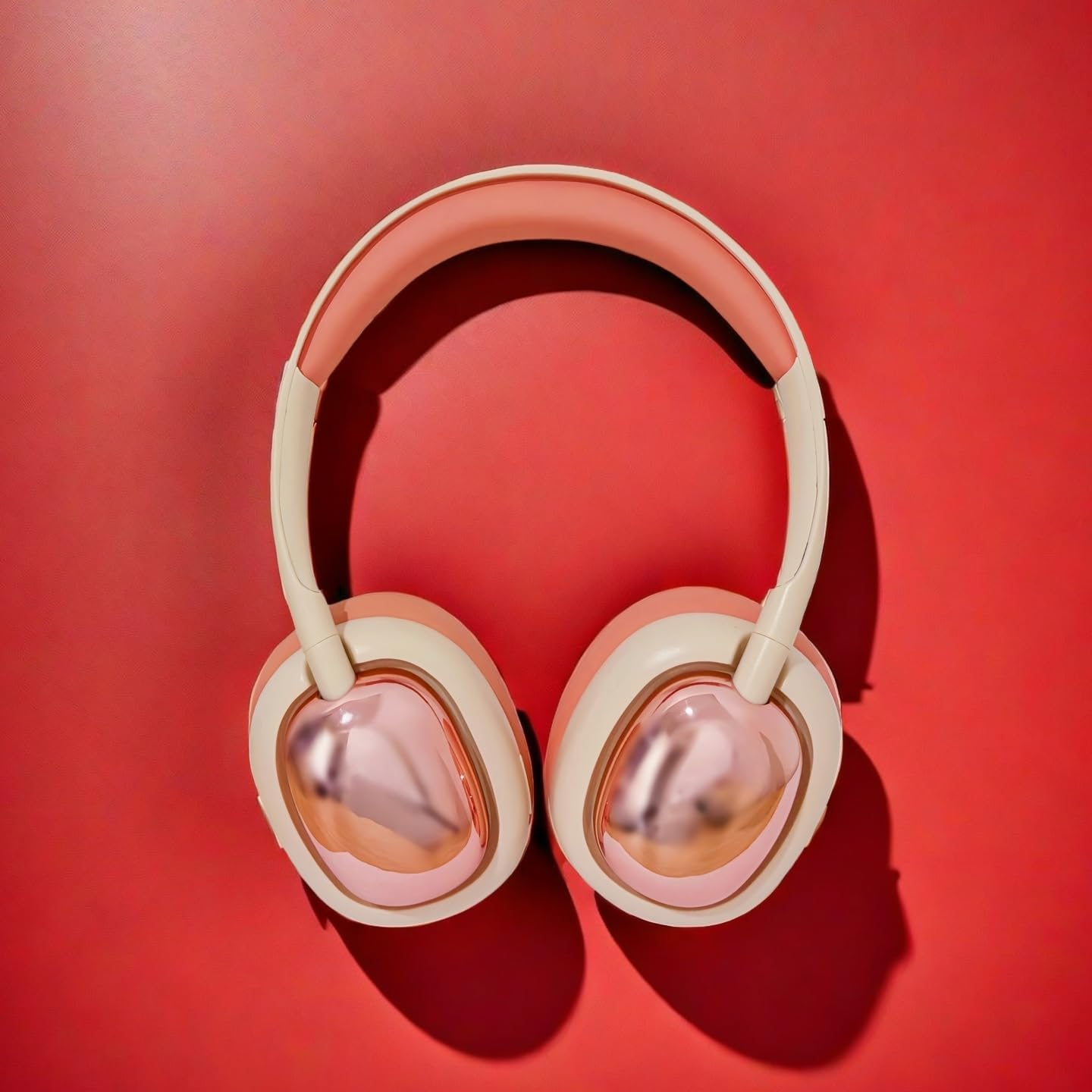 ND NEXT DESTINATION Wireless Headphones Bluetooth 5.3 with Bass and Stereo Sound, Headband with Long Battery Life, Modern Headset with Good Sound - Red - Green image number 6