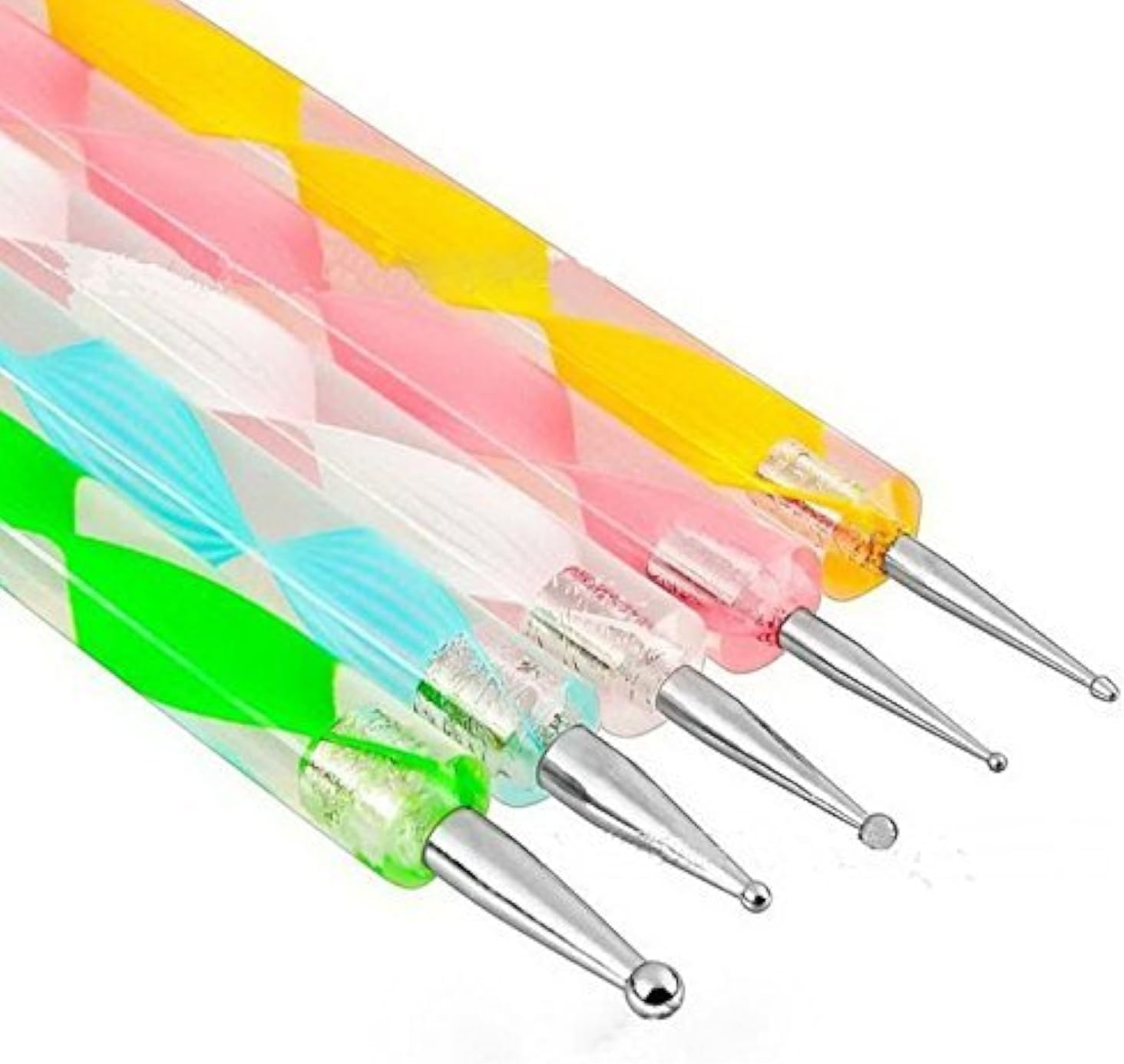 Goliton Nail Art Design Dotting Painting Drawing Polish Brush Pen Dotting Tools Set for Nail Art, Embossing Stylus for Painting (5PCS) image number 1