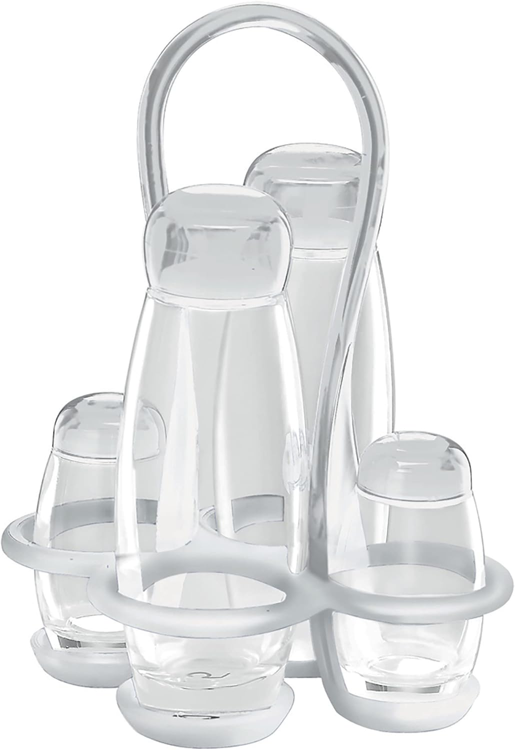 Guzzini 23130000 Bolli Cruet Set, Clear
