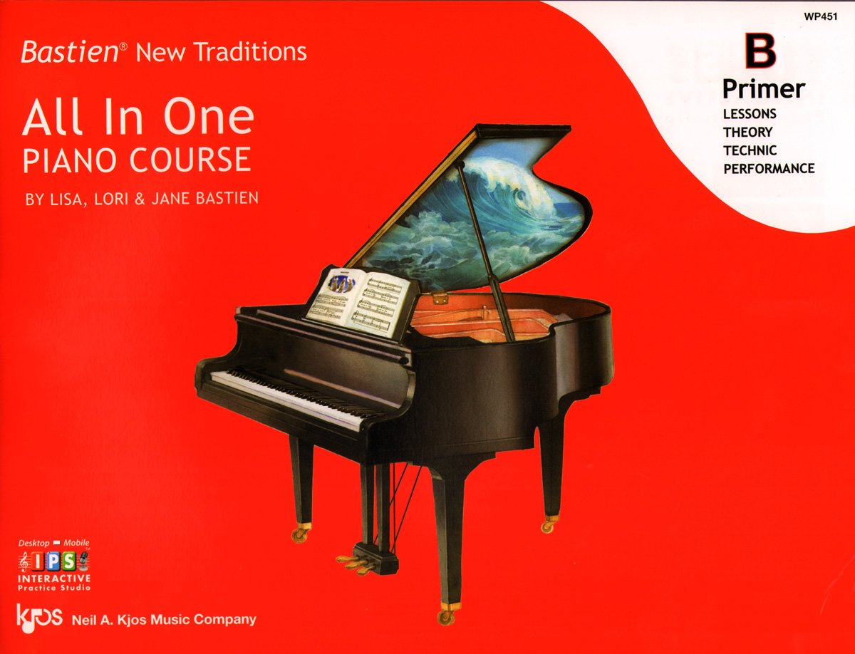 WP451 - Bastien New Traditions - All in One Piano Course - Primer B