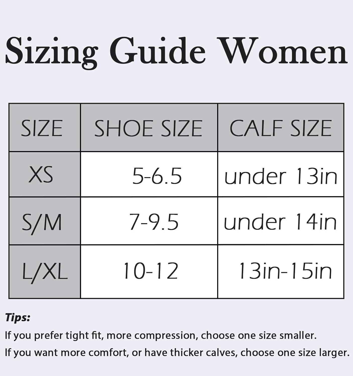 (3 Pairs) Compression Socks 20-30 Mmhg Long Socks for Women and Knee High Socks Best Support for Women image number 5