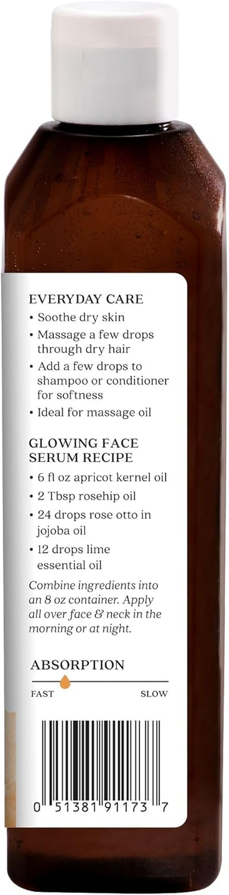 Aura Cacia Natural Skin Care Oil, Rejuvenating Apricot Kernel with Vitamin E, 16 Fluid Ounce image number 2