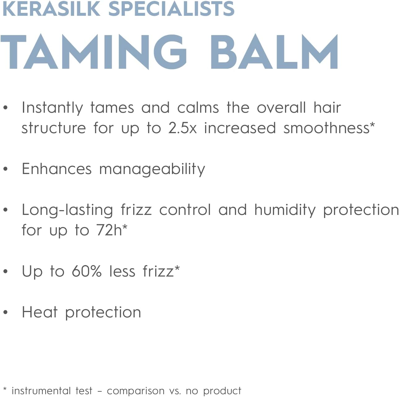 KERASILK Taming Balm | Nourishes & Hydrates Strands | Instantly Smooths & Softens Hair | with Heat Protection | for Coarse, Frizzy & Unruly Hair image number 5