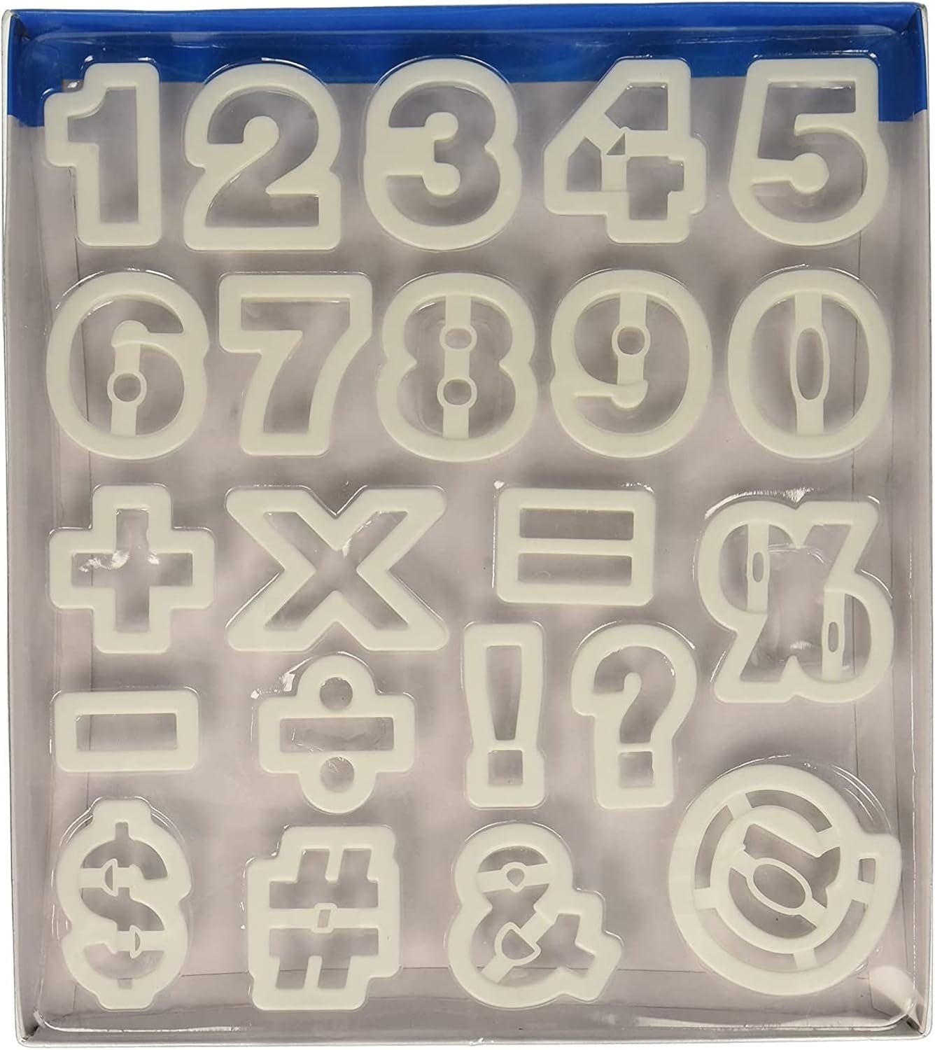 Ateco Alphabet Cookie Cutter Set,White 2-Inches