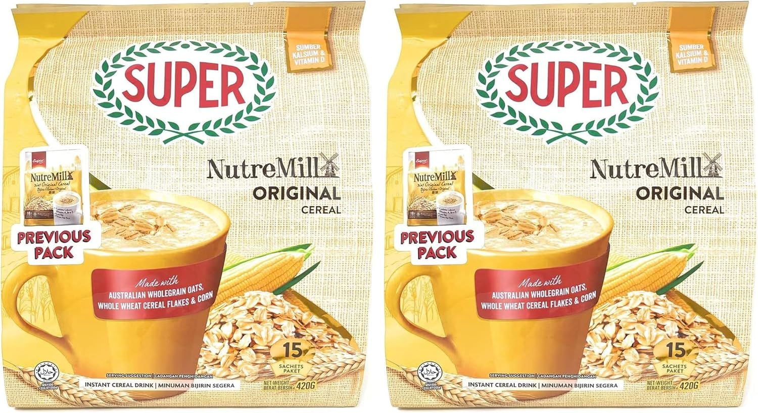 Super Natural Cereal 28G 15 Sachets image number 1